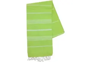 Serviette de Hamam 100%coton 100x180cm Vert tilleul