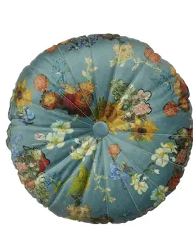 Beddinghouse x Van Gogh Museum Boule de Fleurs Cushion - Green diameter 40 cm