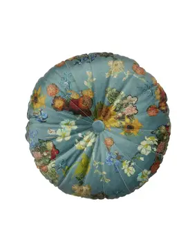 Beddinghouse x Van Gogh Museum Boule de Fleurs Cushion - Green diameter 40 cm