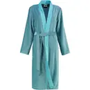 Cawö Cawo 6431 Velours Dames Badjas Kimono Turkis 36