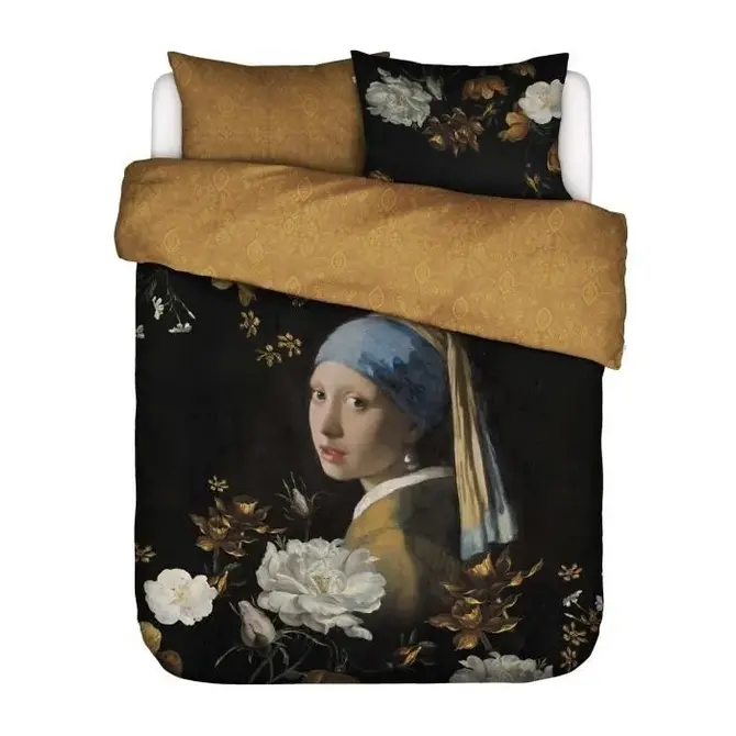 Essenza for Maurtitshuis  Floral Girl Dekbedovertrek 2p set 240x220 Black Essenza for Maurtitshuis  Floral Girl Dekbedovertrek 2p set 240x220 Black