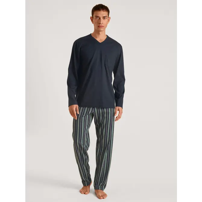 Pyjama Calida Hommes 43388 Bleu nuit L