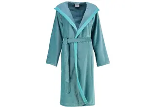 Cawö Peignoir à capuche pour femmes 6425 türkis 46