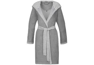 Vossen Peignoir Juno grau meliert S