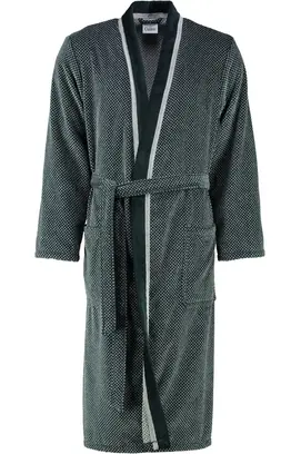 Cawö Heren Badjas 4839 Silber 56