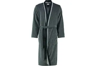 Cawö Heren Badjas 4839 Silber 56
