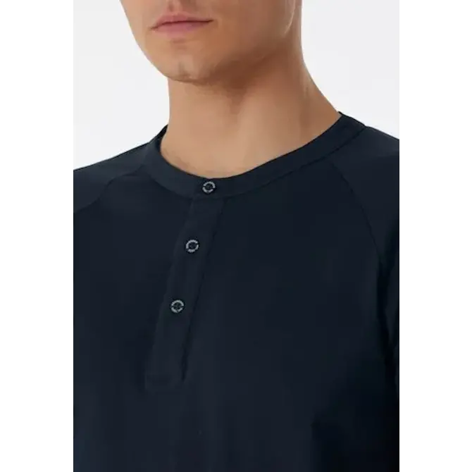 Schiesser Pyjama long bleu nuit 180274 48/S