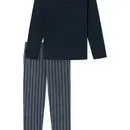 Schiesser Schiesser Pyjama long bleu nuit 180274 48/S