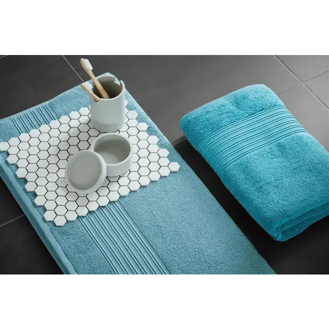 Beddinghouse Sheer Guest towel Petrol 30x50 cm