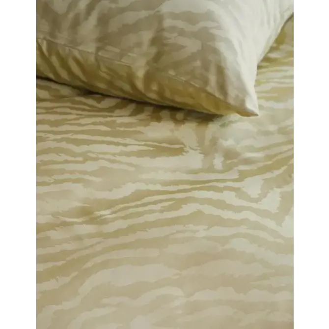 Essenza Belen  dekbedovertrek Fern Yellow 2p set 200x220