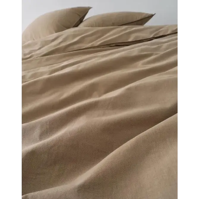 Marc O'Polo Senja Enveloppe de couette 2p 260x220 Noyer