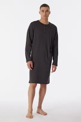 Schiesser Nightshirt 1/1 anthracite 180264 54/XL