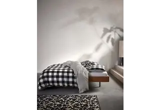 Essenza Chess Duvet Cover Anthracite 140x200/220