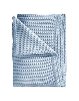 Heckett & Lane Wafel Plaid 180x260 Ice Blue