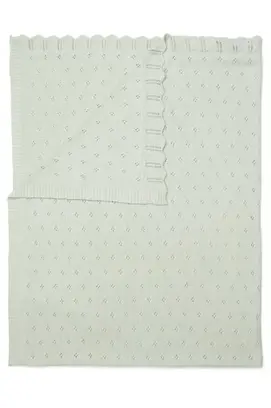 Essenza knitted Ajour plaid Morning swim 130x170