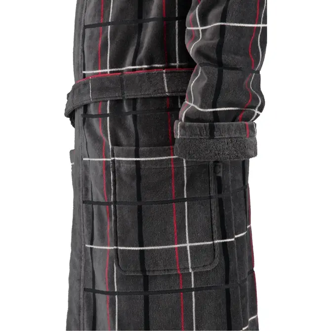 Cawö Heren Badjas 4853 anthrazit 48