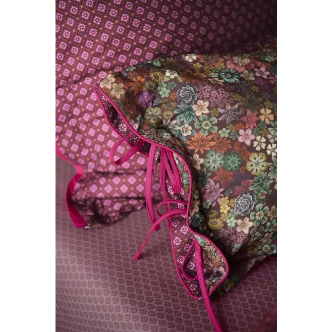 Pip Studio Tutti i Fiori Sierkussen  Donkerrood 35x60 cm