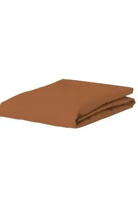 Essenza Minte drap-housse 200x200 Cuir marron