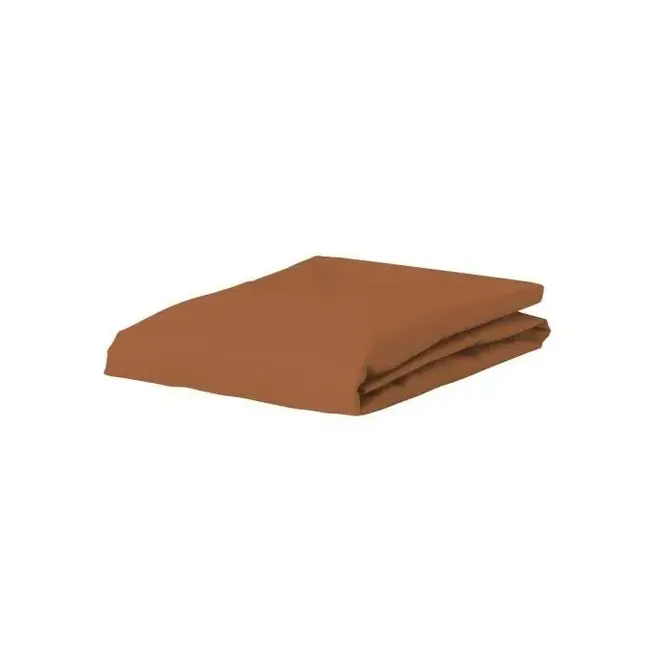 Essenza Minte drap-housse 200x200 Cuir marron