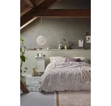 Ariande at Home - Housse de couette en laine Offwhite 200 x 200/220 cm