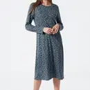 Schiesser Chemise de nuit Schiesser 1/1 178051 bleu foncé 46/3XL