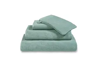 Vandyck Verona Plain Gastendoekje 30x50 pearl blue