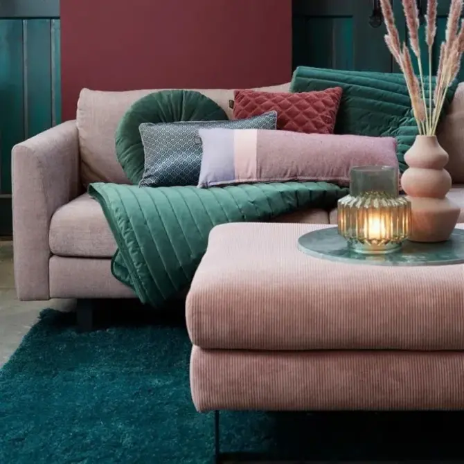 KAAT Amsterdam Coussin décoratif Meja Vert