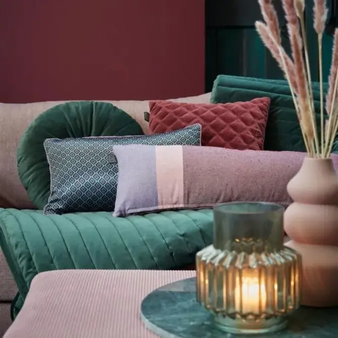 KAAT Amsterdam Coussin décoratif Meja Vert