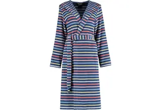 Cawö Dames Badjas 3344 Blau-multi  44