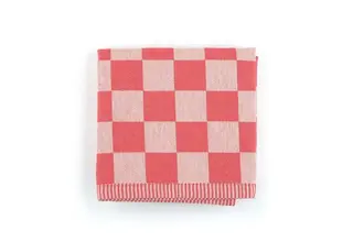 Bunzlau Castle Theedoek Block Red