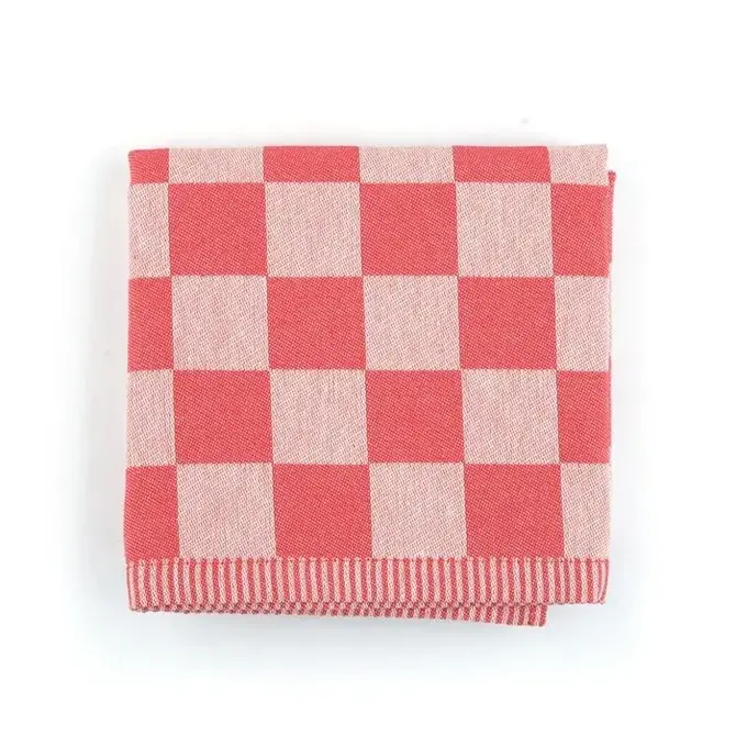 Bunzlau Castle Theedoek Block Red