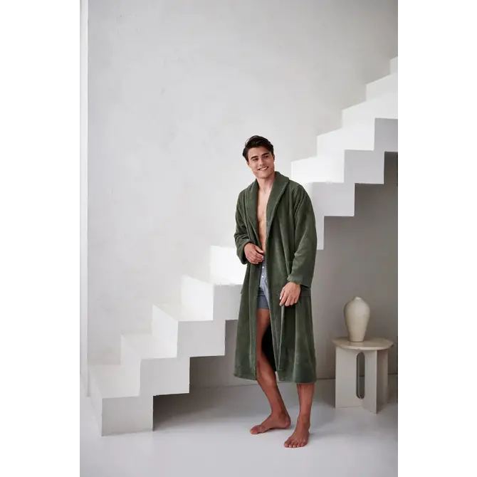 Vandyck Beaumont Badjas Sage Green M Vandyck Beaumont Badjas Sage Green M
