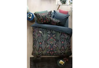 Pip Studio Pavoni Dekbedovertrek  Donkerblauw 260x200/220 cm