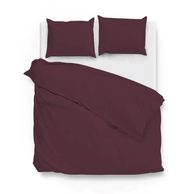 Zo! Home Satinado Dekbedovertrek 200x200/220 Mauve Lilac
