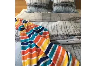 HnL Dekbedovertrek Lanvin Blue 200x220