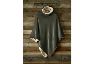 De Witte Lietaer Ganges Teddy Poncho khaki