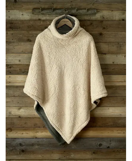 De Witte Lietaer Ganges Teddy Poncho khaki