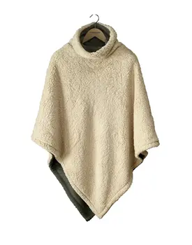 De Witte Lietaer Ganges Teddy Poncho khaki