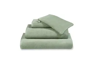 Vandyck Verona Plain Gastendoekje 30x50 smoke green