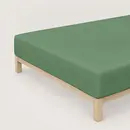 Schlafgut Schlafgut Pure Jersey Boxspring Drap-housse M - 120x200 - 130x220 665 Green Mid