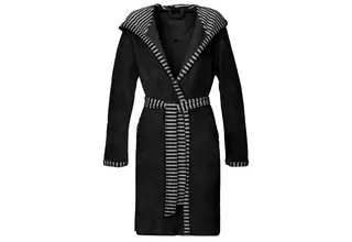 Vossen Peignoir Juno schwartz XL