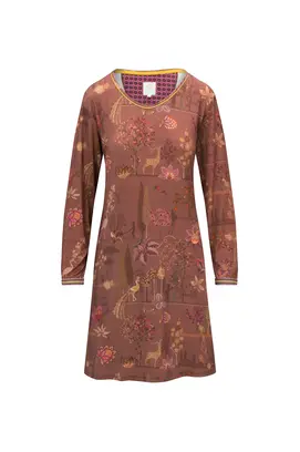 Pip Studio Dana Long Sleeve Nightdress Alberi Pink S