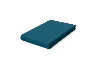 Schlafgut Drap-housse en jersey pur M - 120x200 - 130x220 530 Petrol Deep