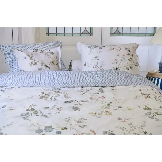 Pip Studio Kawai Flower Dekbedovertrekken- White 240x200/220 cm