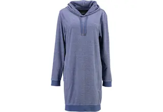 Cawö Dames Lange Hoodie 818 Denim  S
