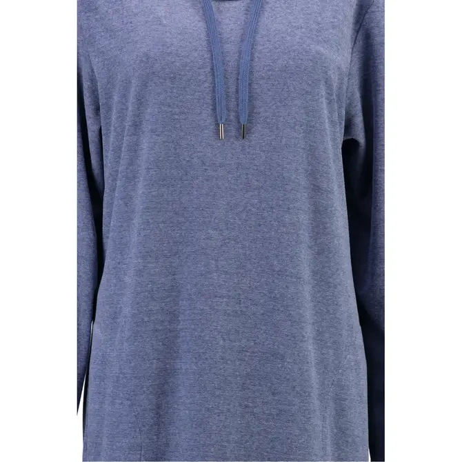Cawö Femme Long Hoodie 818 Denim S Cawö Femme Long Hoodie 818 Denim S