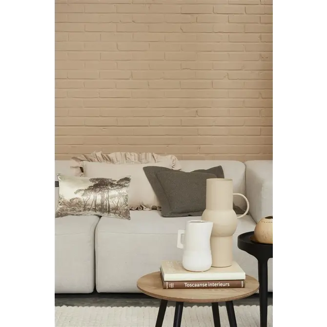 KAAT Amsterdam Coussin décoratif Emil - Sand 45x45 cm KAAT Amsterdam Coussin décoratif Emil - Sand 45x45 cm