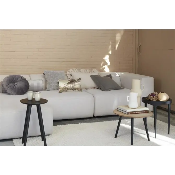 KAAT Amsterdam Coussin décoratif Emil - Sand 45x45 cm KAAT Amsterdam Coussin décoratif Emil - Sand 45x45 cm