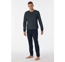 Schiesser Pyjama Long nightblue 180270 54/XL