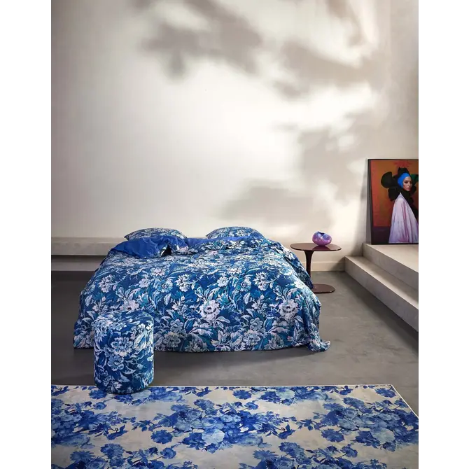 Essenza Yfke Enveloppe de couette bleu cobalt 240x200/220